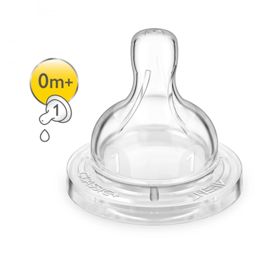 Philips AVENT SCF631/27 Соска для бутылочки серии Anti-Colic, 0 мес+